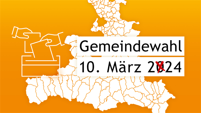 Sujets für die Gemeindewahl am 10. März 2024 Salzburg