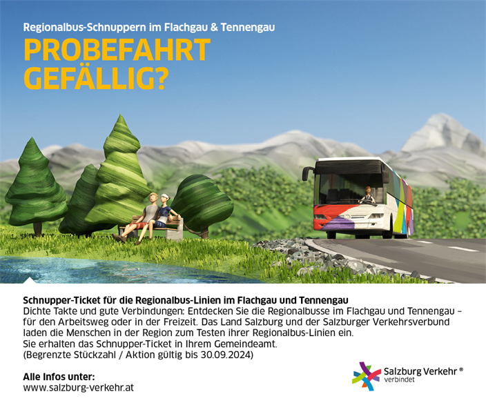 Salzburg Verkehr Regionalbus Schnuppern